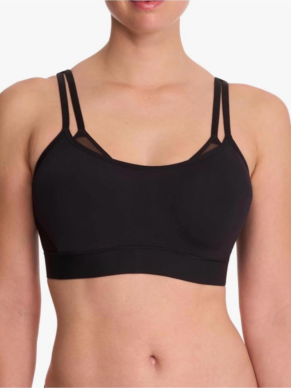 $74 Natori 752201 Gravity Contour Underwire Sports Bra, Black, Size 36DD